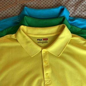 FILA Sport Golf Shirt 4-Pack. Mens Size XXL